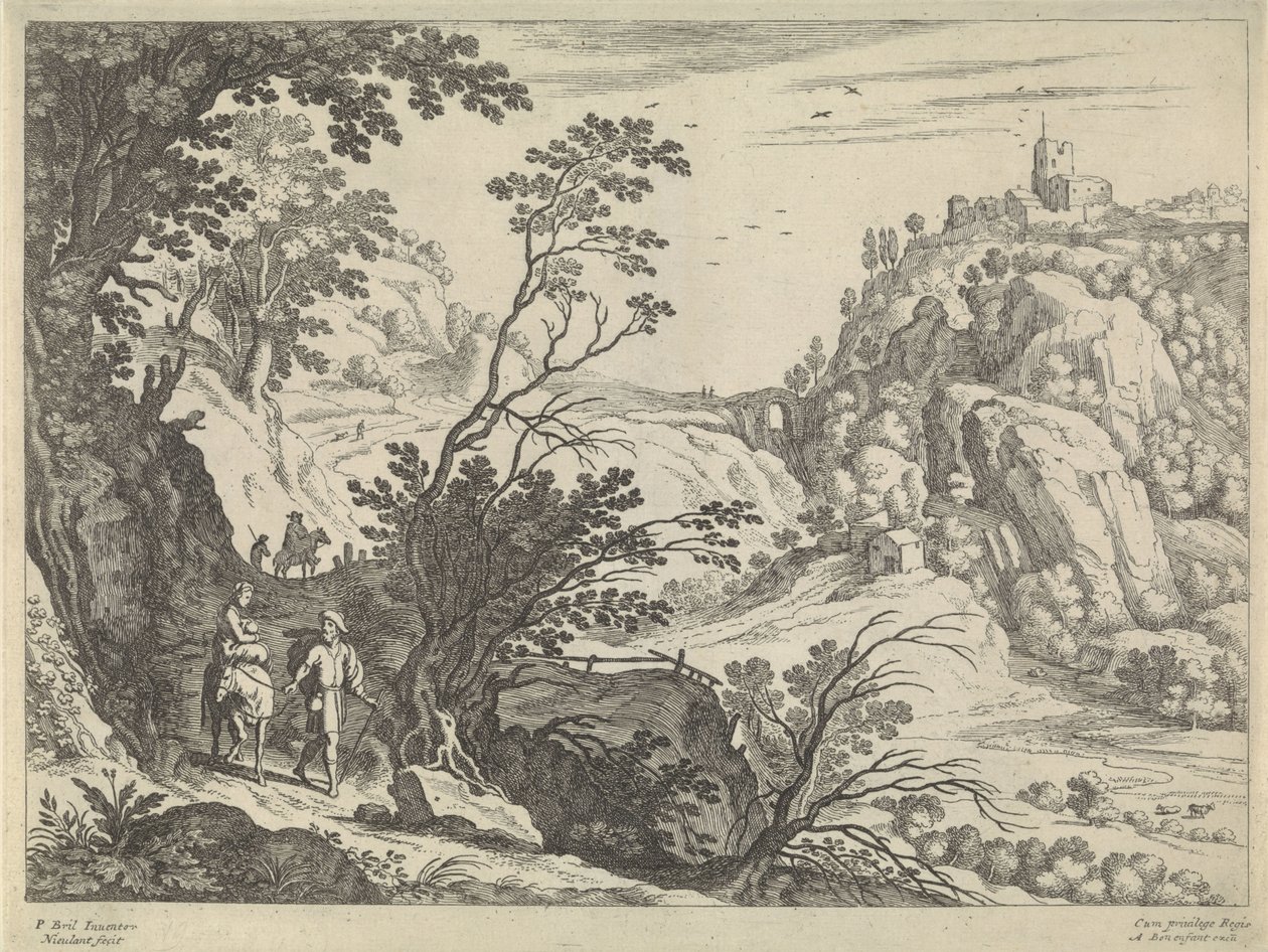 Vlucht naar Egypte door Willem van Nieulandt (II)