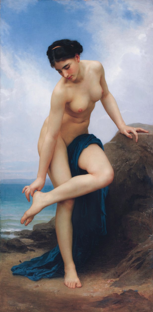 Na het bad door William Adolphe Bouguereau