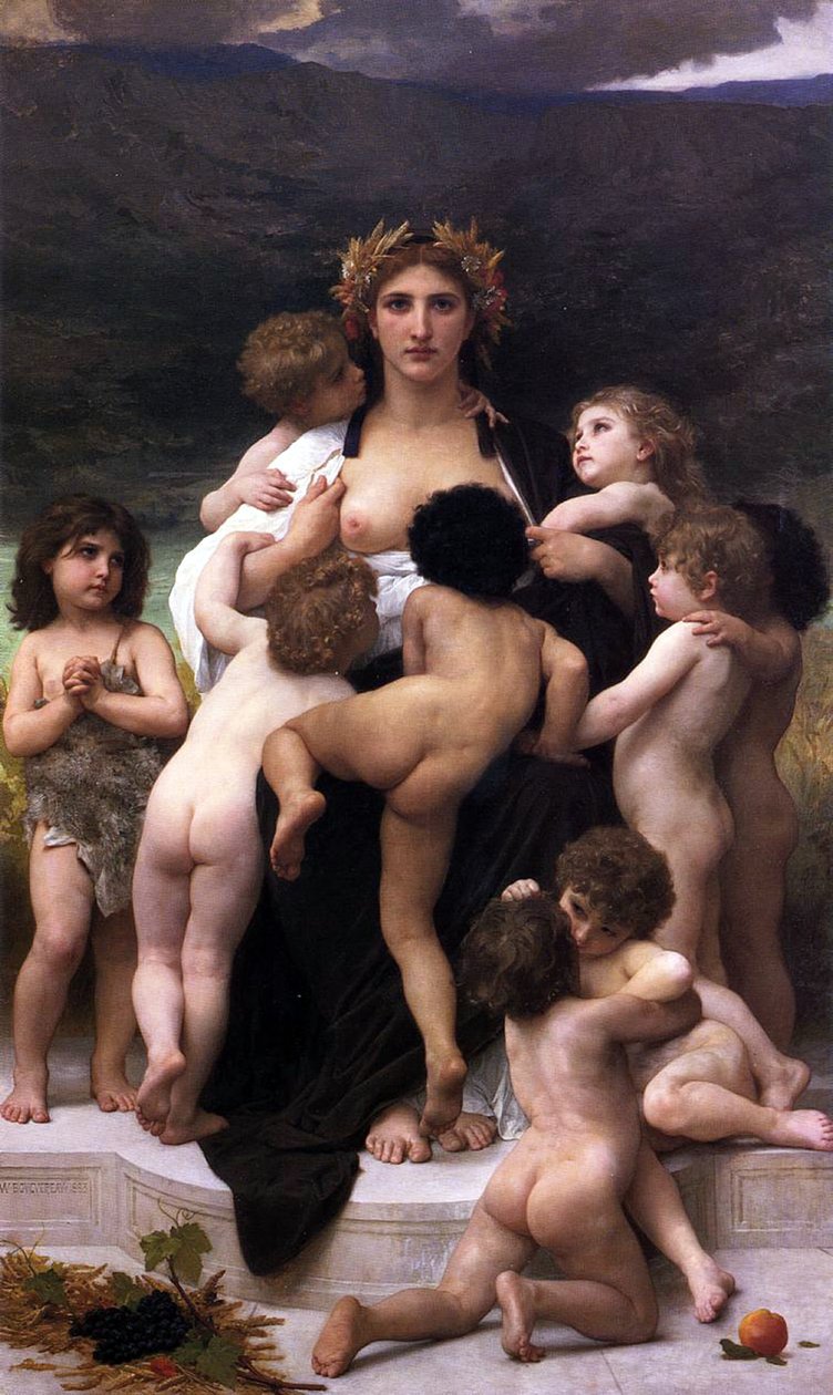 Alma Parens, 1883 door William Adolphe Bouguereau
