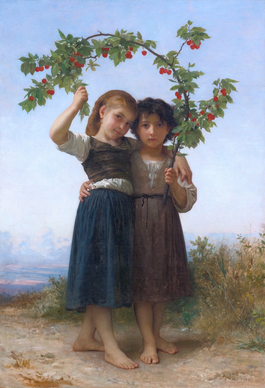 De Kersenbloesemtak door William Adolphe Bouguereau