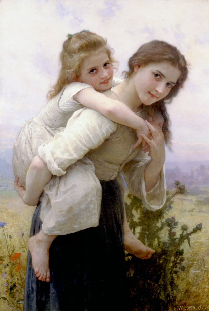 Niet Te Veel Om Te Dragen door William Adolphe Bouguereau