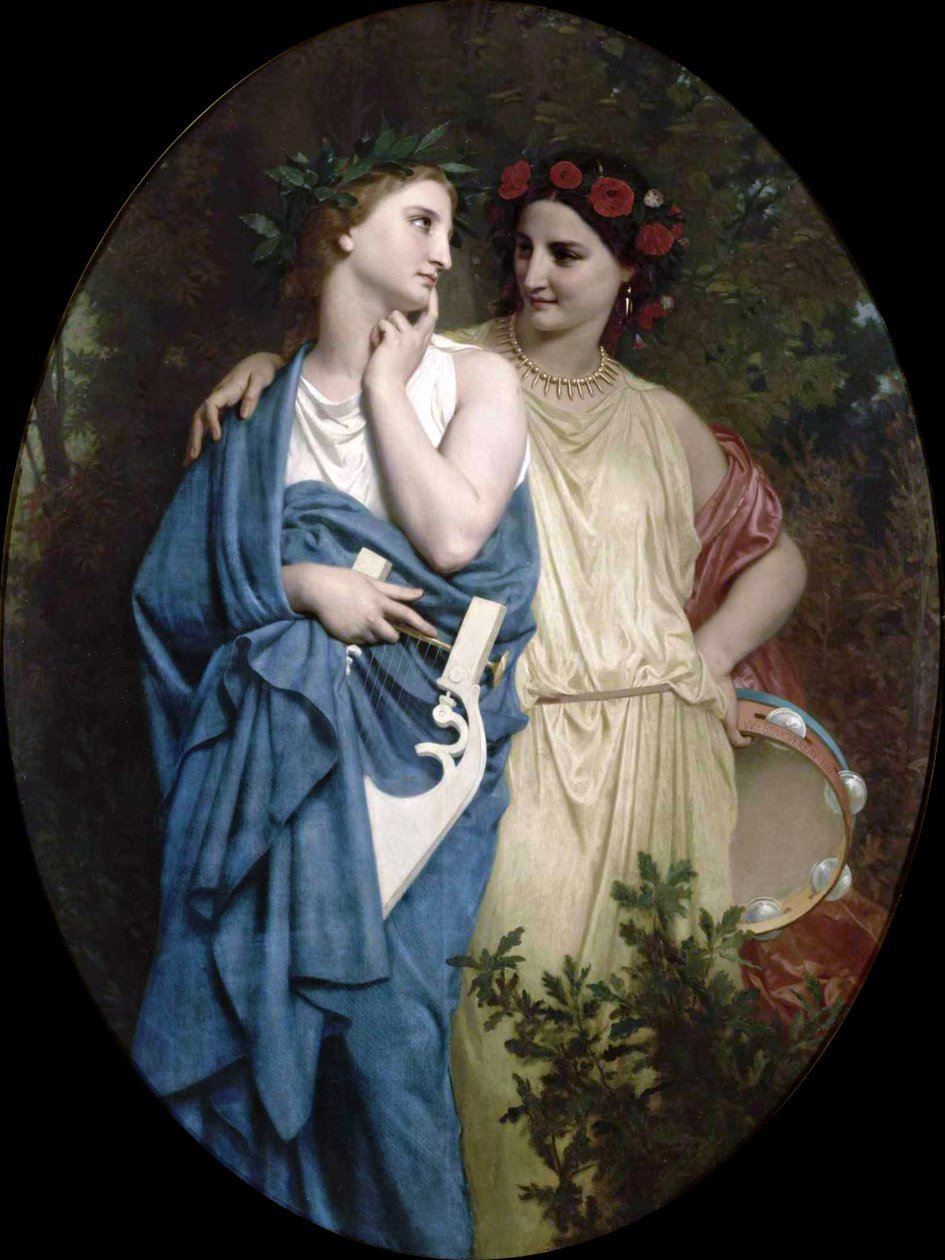 Philomela en Procne door William Adolphe Bouguereau