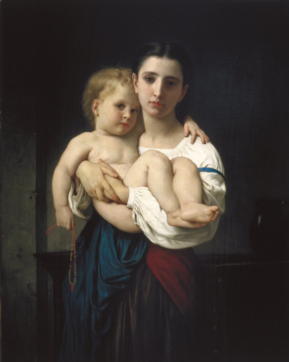 De Oudere Zus, Reductie door William Adolphe Bouguereau