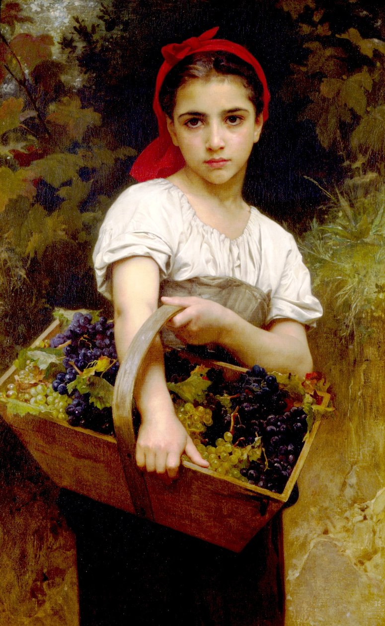 De Druivenplukker door William Adolphe Bouguereau