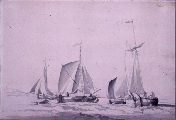 Zeegezicht met Scheepvaart door William Anderson