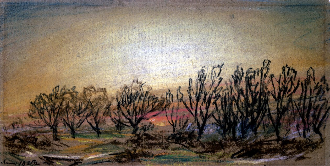 Nagloed na Zonsondergang, 10 mei 1884 door William Ascroft