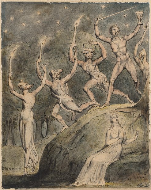 Miltons Comus door William Blake