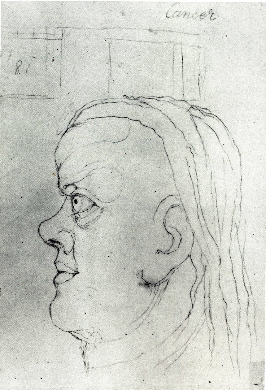 Hoofd van Kreeft door William Blake