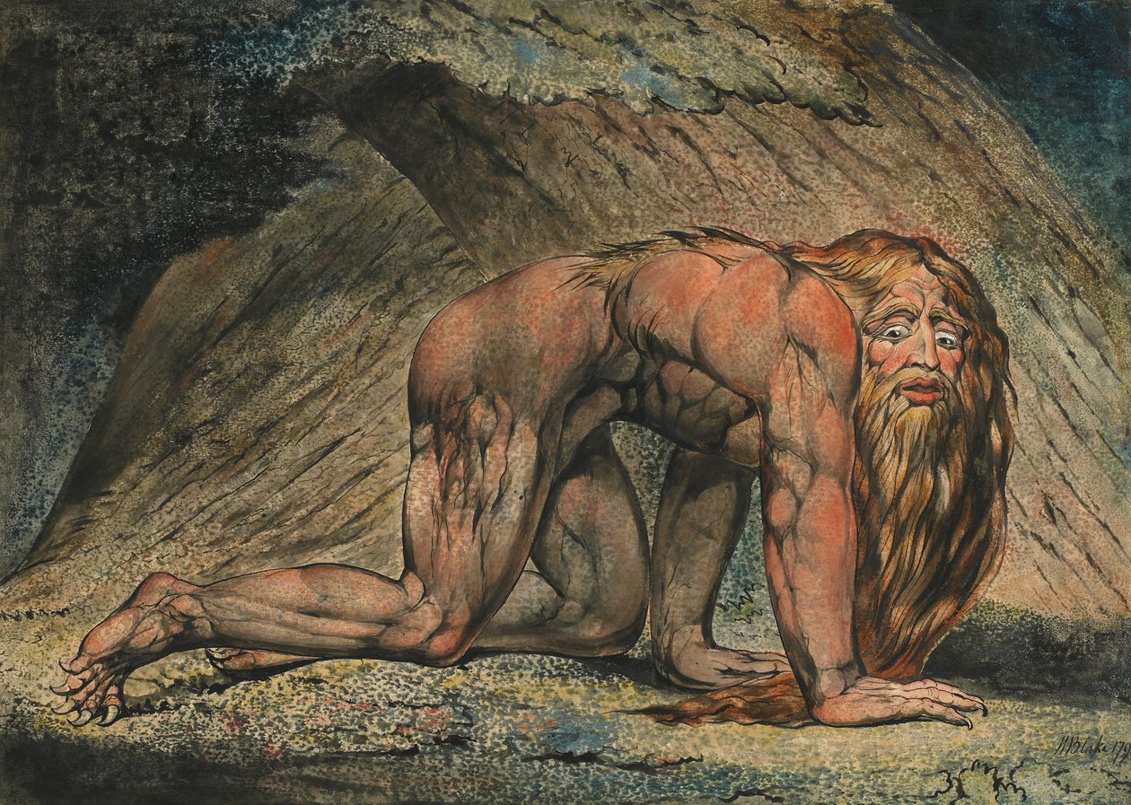 Nebukadnezar door William Blake