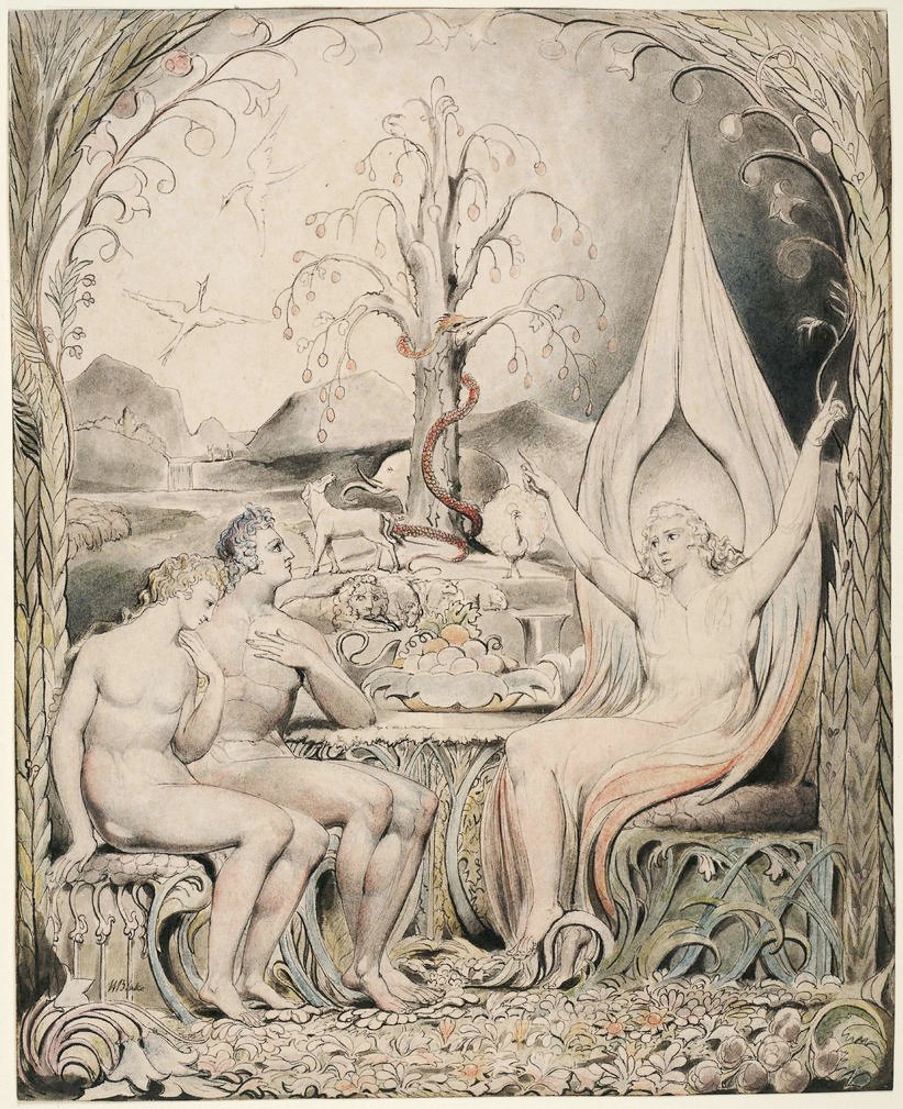 Verloren paradijs door William Blake
