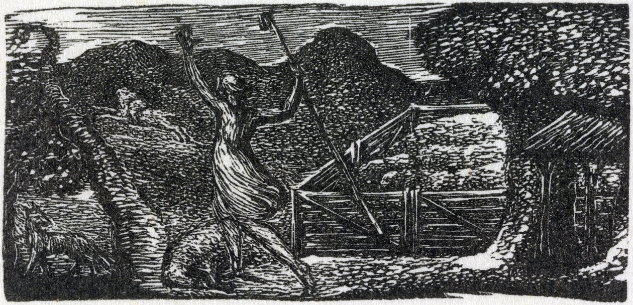 De Goede Herder verjaagt de Wolf, illustratie uit Dr. Thornton