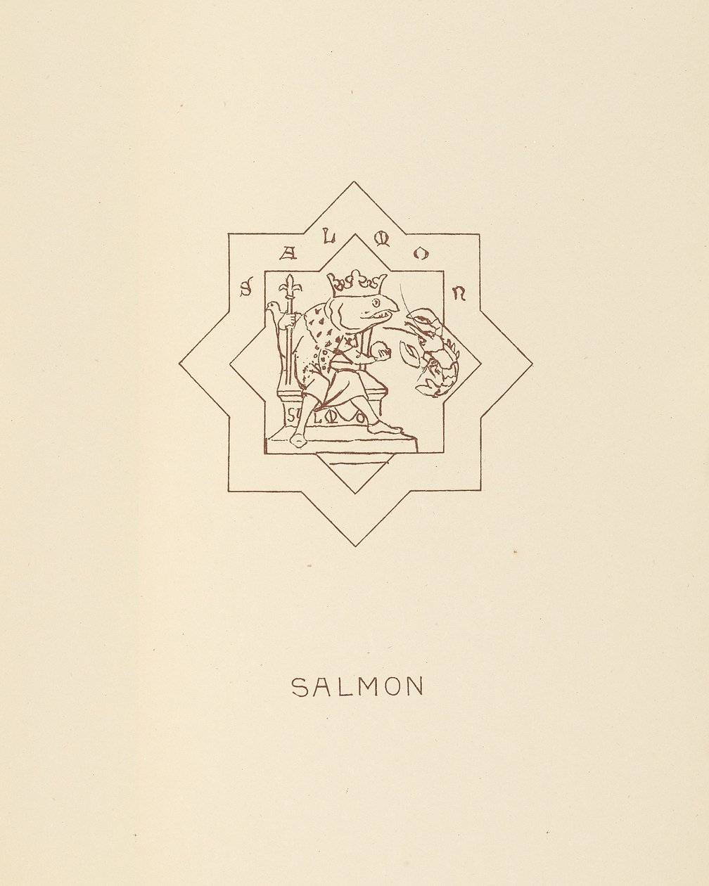Zalm, 1878 door William Burges