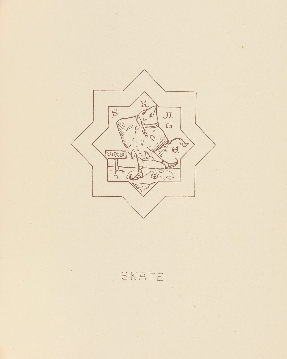 Schaats, 1878 door William Burges