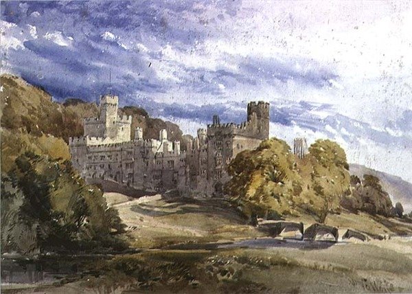 Arundel Castle door William Callow