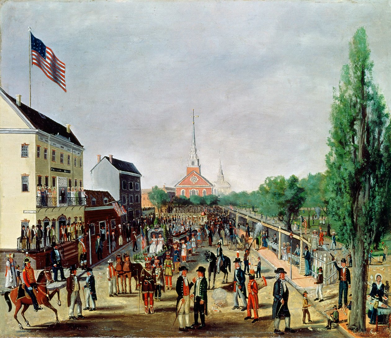 Tammany Society viert 4 juli 1812, 1869 door William Chappel
