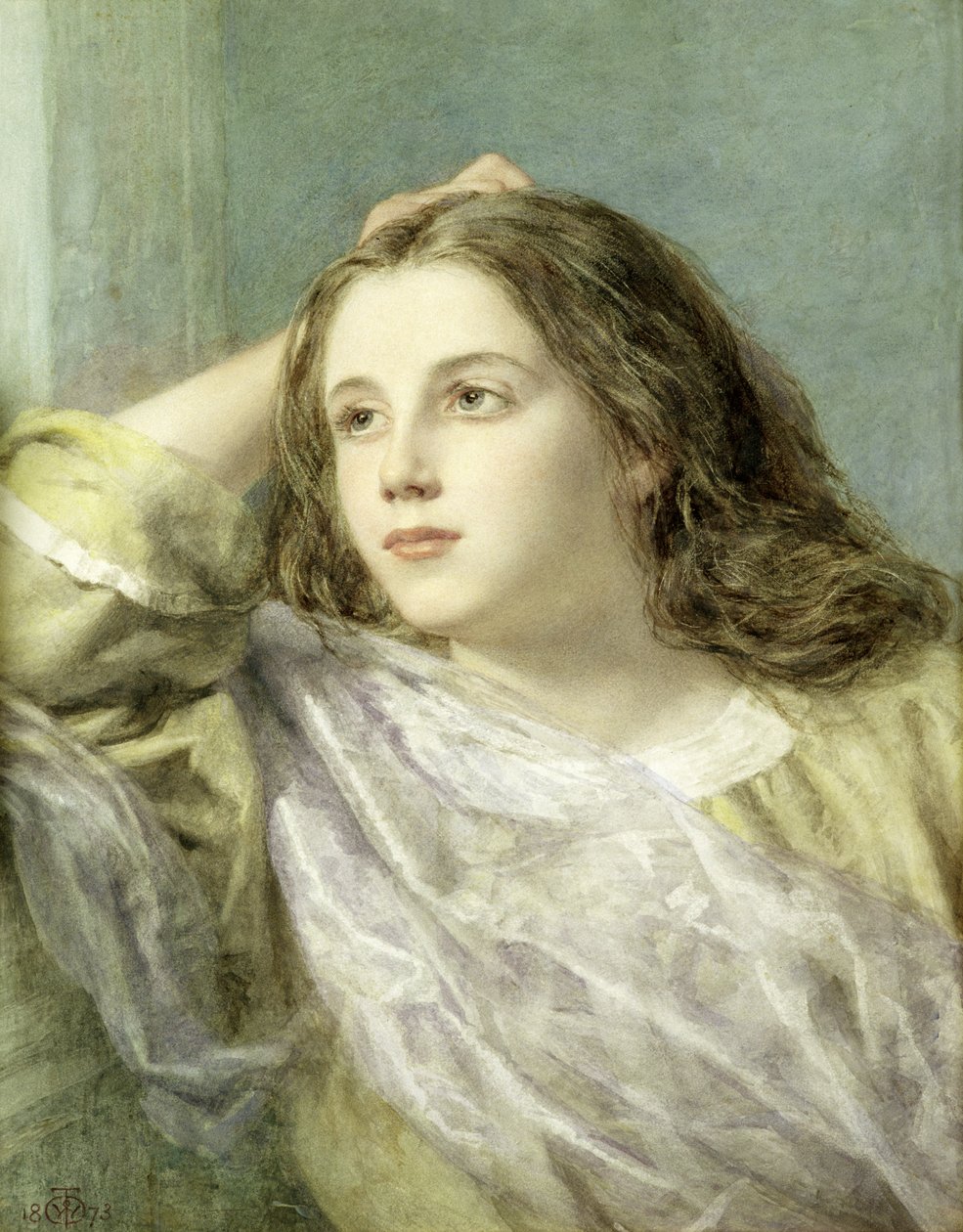 Meditatie, 1873 door William Dobson