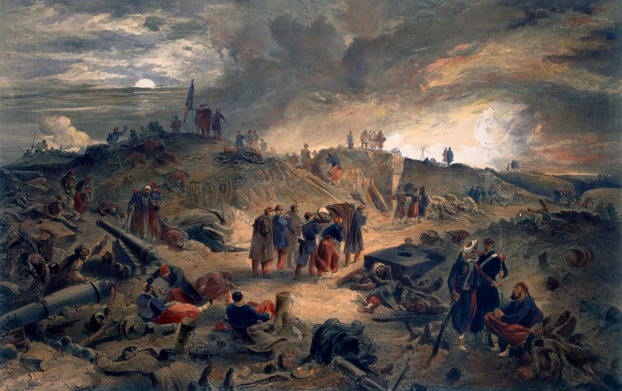 Interieur van de Malakoff, plaat uit 