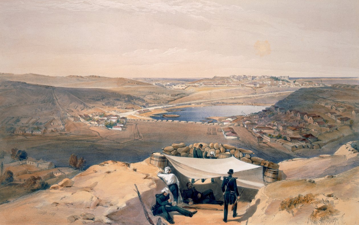 Stadsbatterijen, of Binnenste Vestingwerken van Sebastopol, plaat uit 
