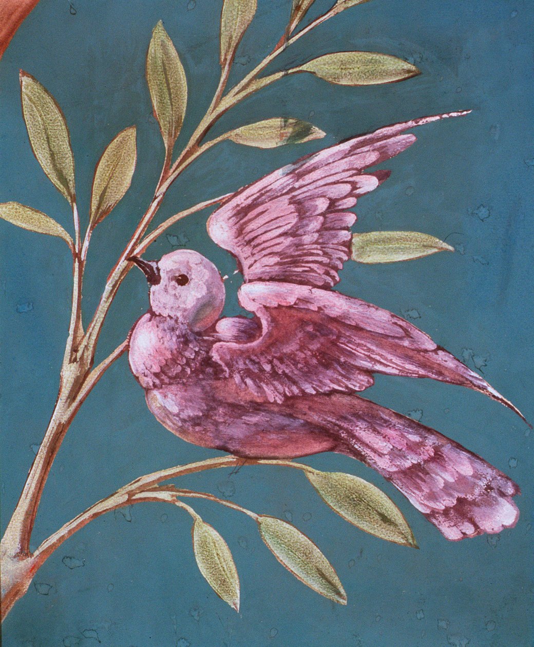 Vogel en Tak door William de Morgan