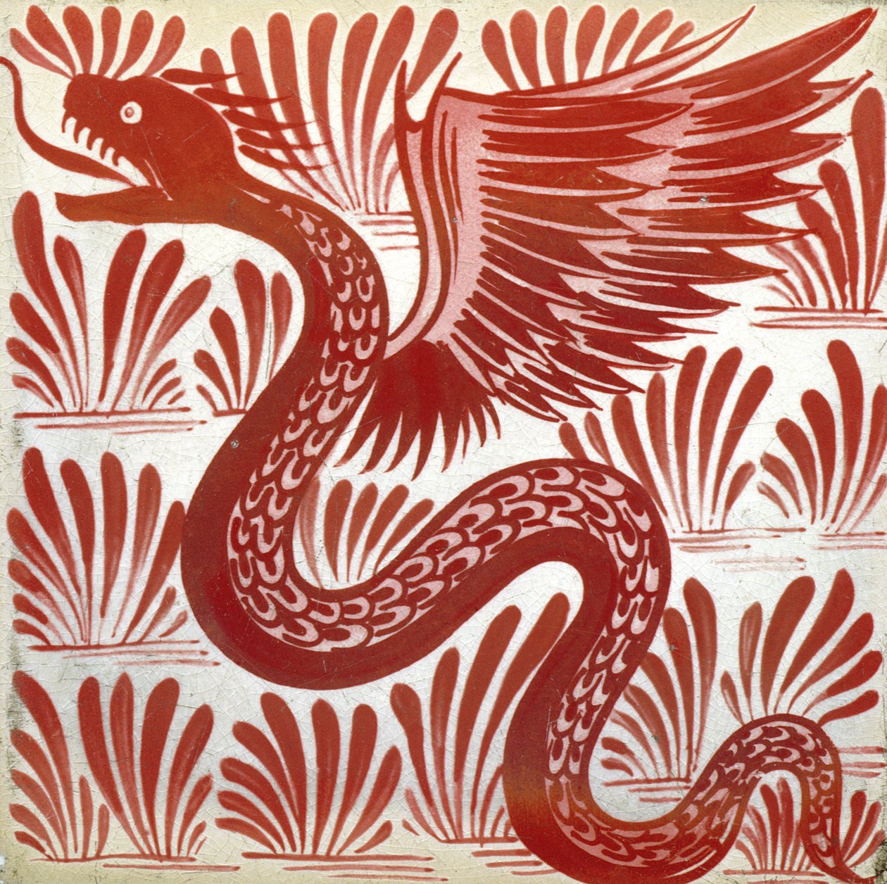 Draak door William de Morgan