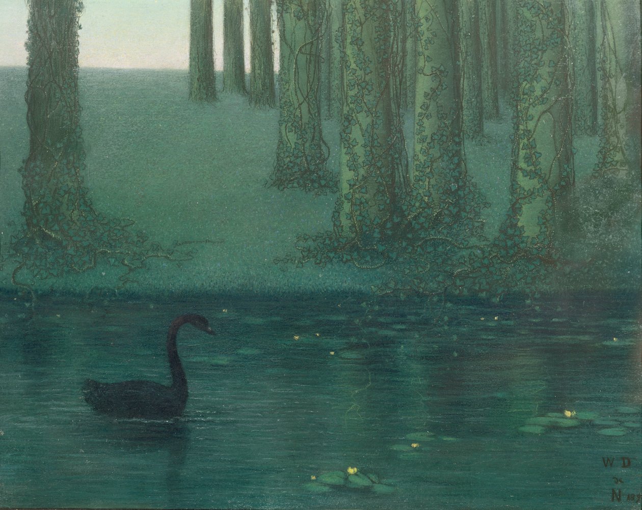 De Zwarte Zwaan, 1896 door William Degouve de Nuncques