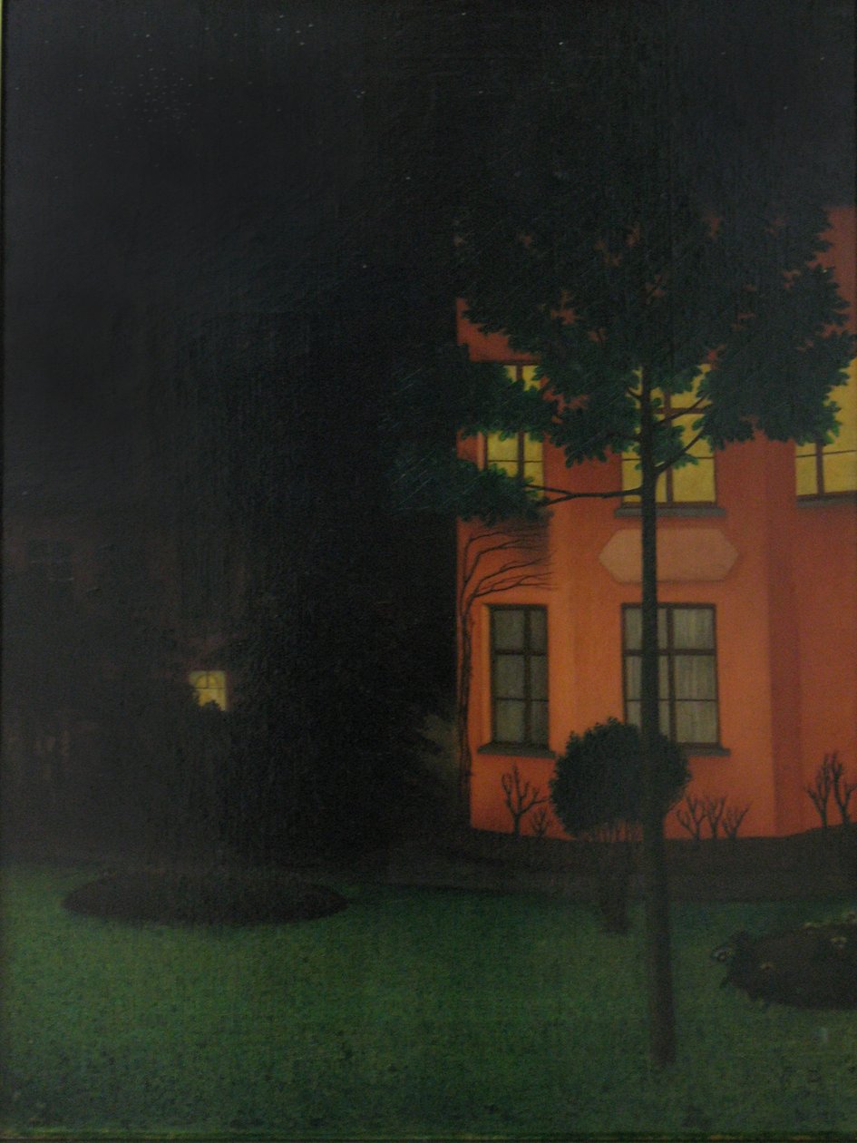 Het blinde huis door William Degouve de Nuncques