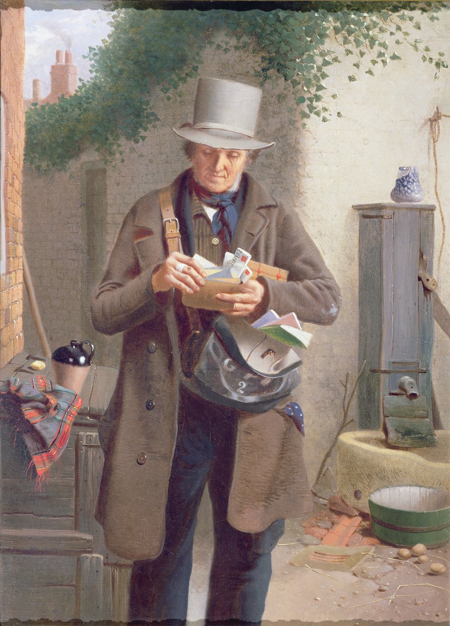 De Dorpspostbode door William Edward Millner