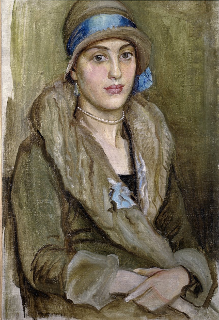 Portret van een Dame door William Edward Wigley