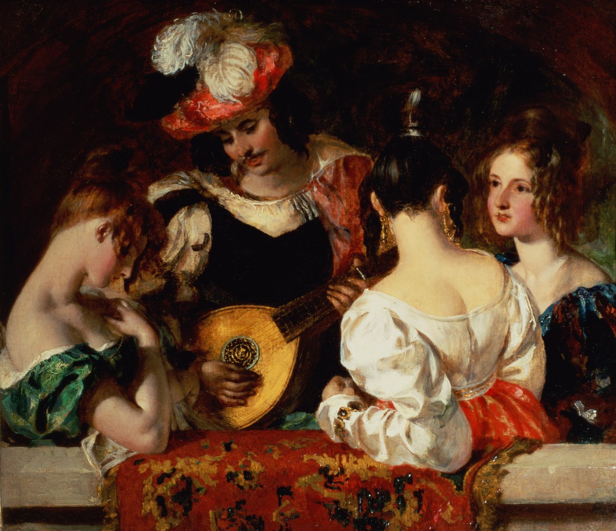 De Luitspeler door William Etty