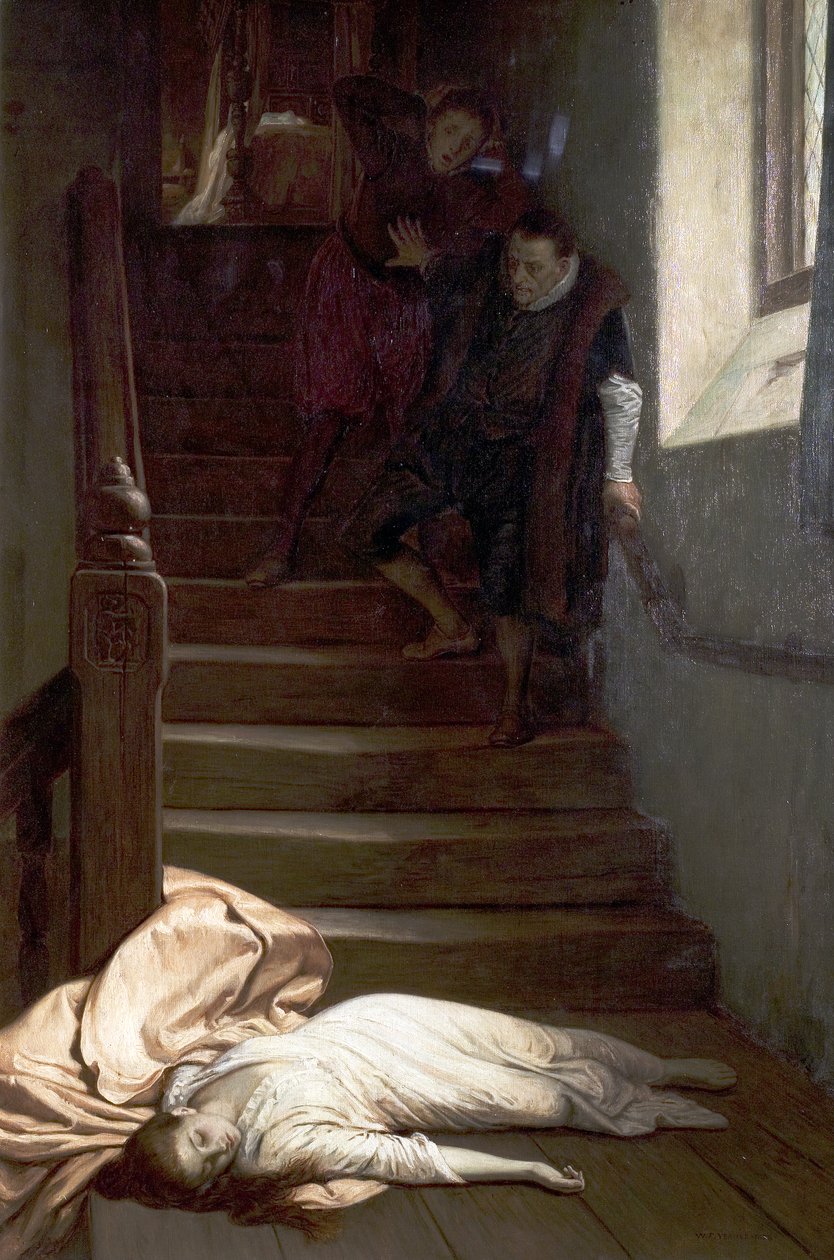 De dood van Amy Robsart, 1878 door William Frederick Yeames