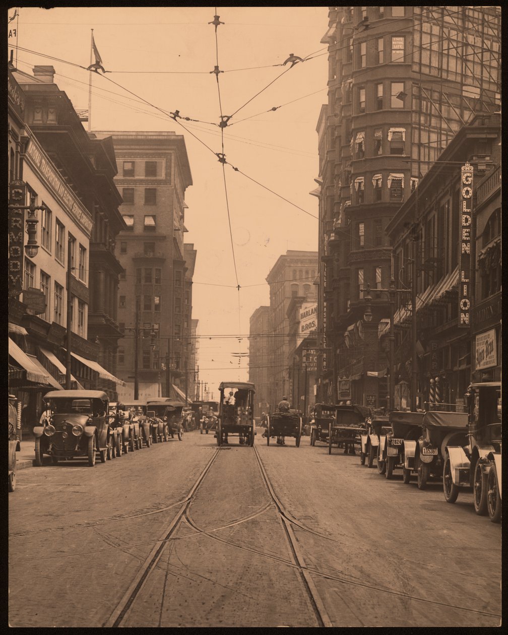 Achtste en Pine Streets door William G. Swekosky