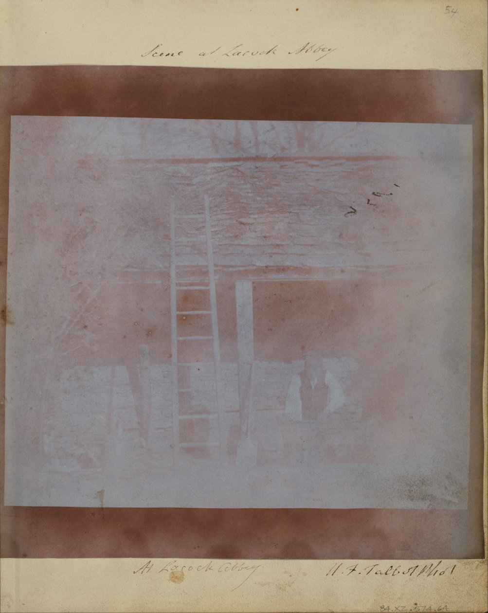 Arbeider in Lacock door William Henry Fox Talbot