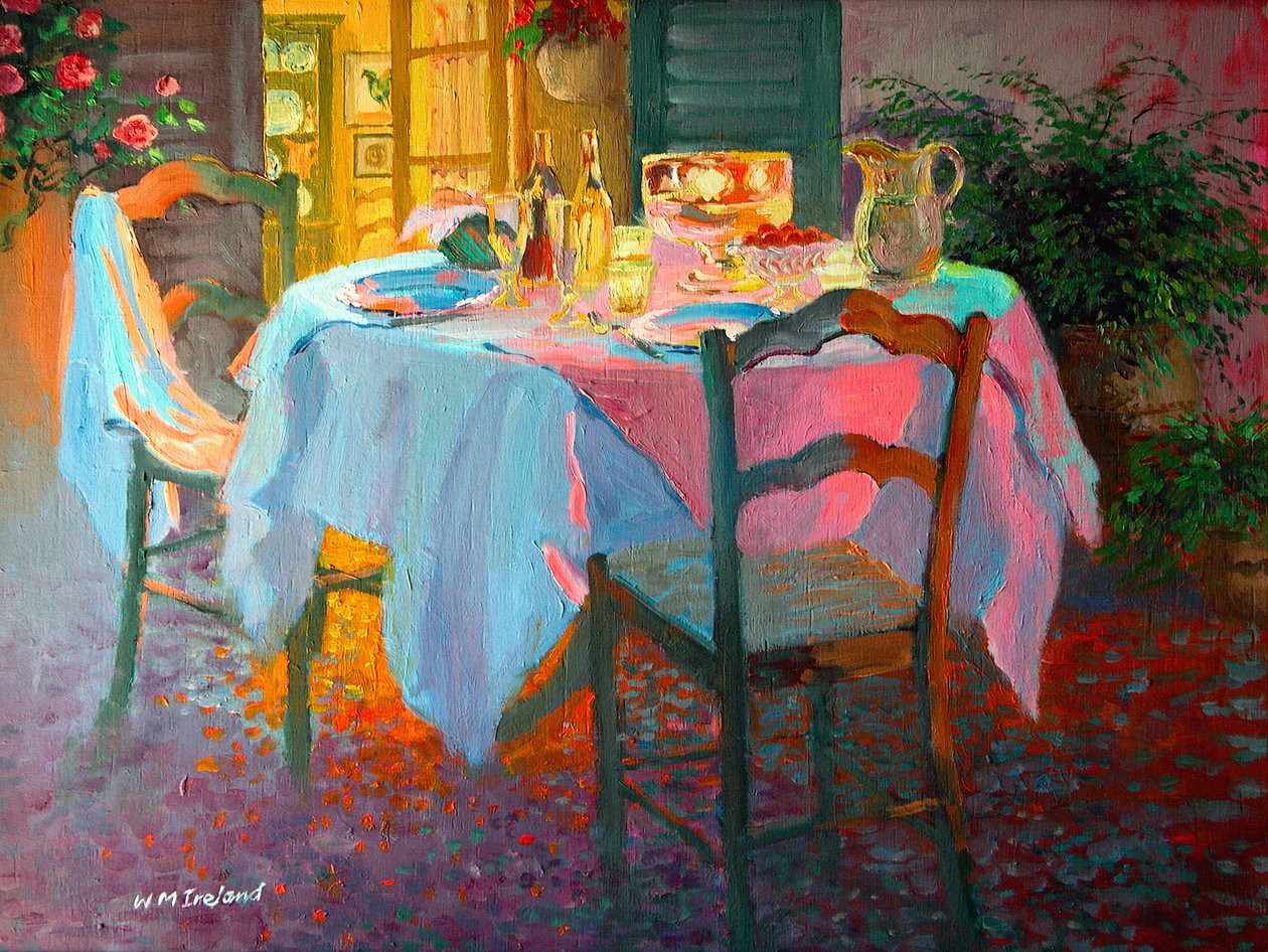 Het terras, 2003 door William Ireland