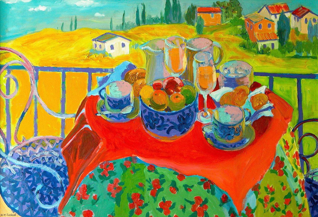 Toscaanse Terras door William Ireland
