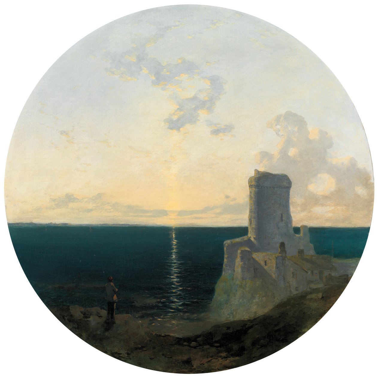 Zonsondergang door William James Blacklock