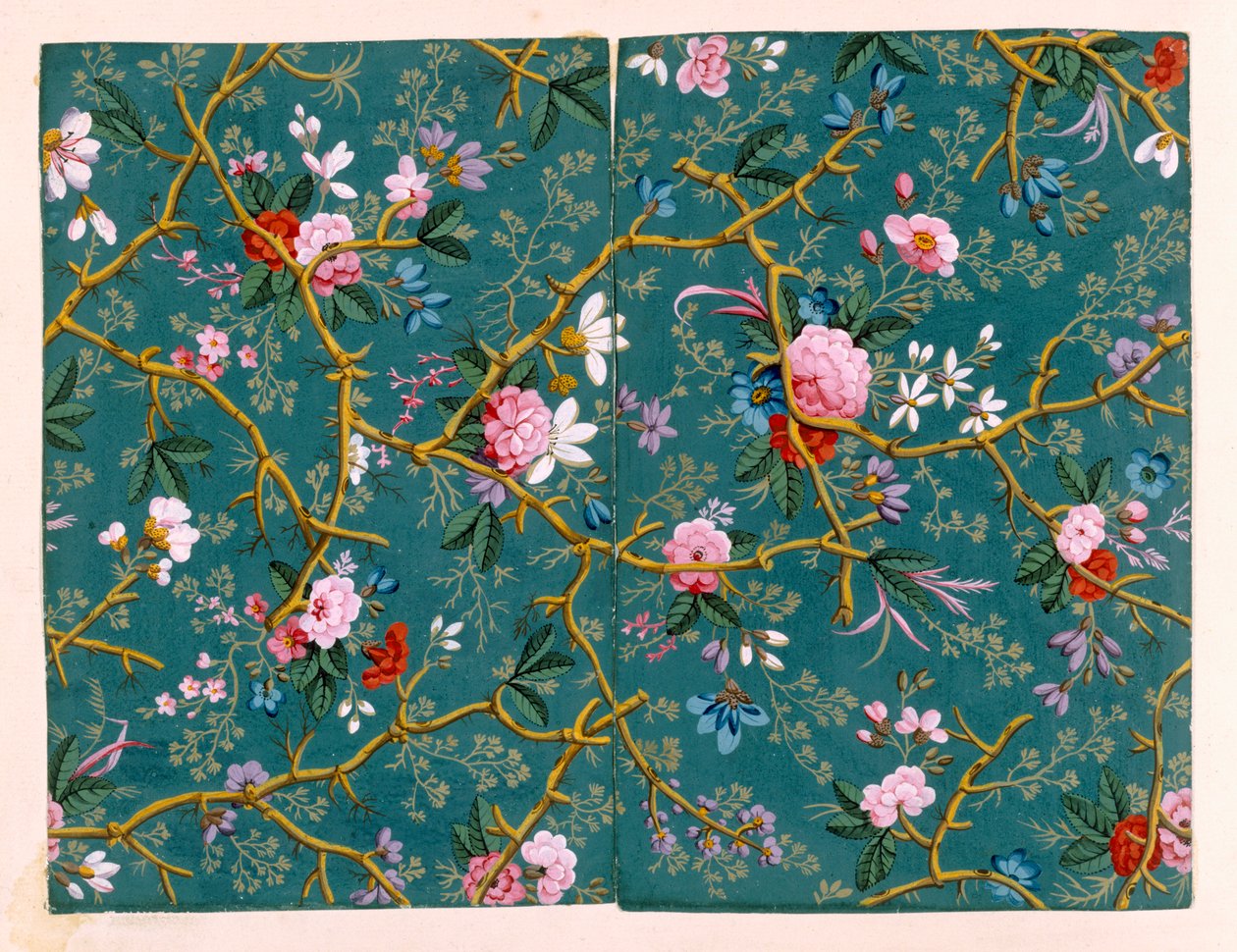 Marmeren eindpapier door William Kilburn