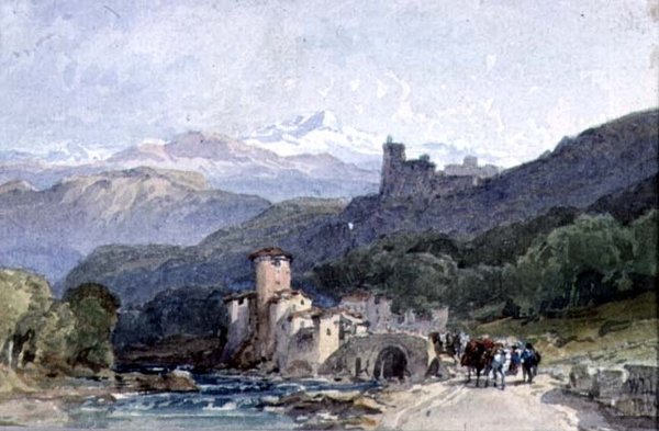 Strada di Aquila door William Leighton Leitch