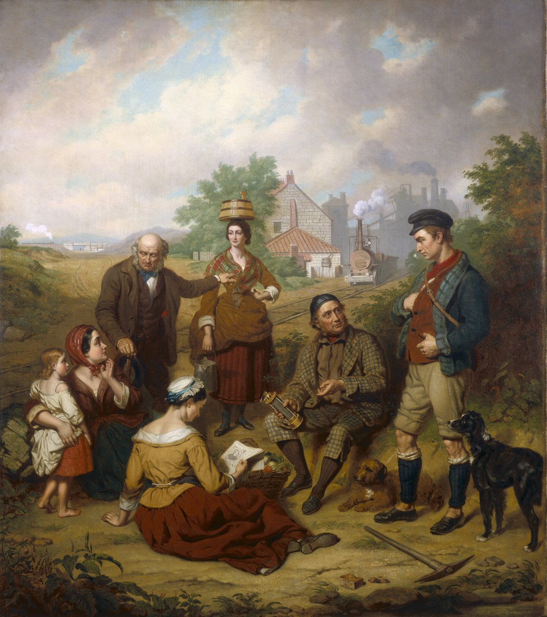 Geboorteplaats van de Locomotief, 1861 door William Lucas