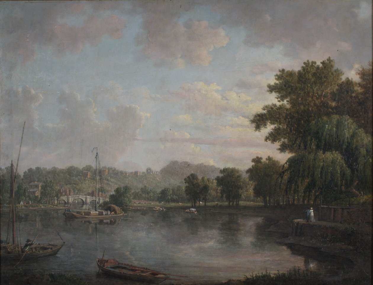 De Theems bij Richmond, Surrey door William Marlow