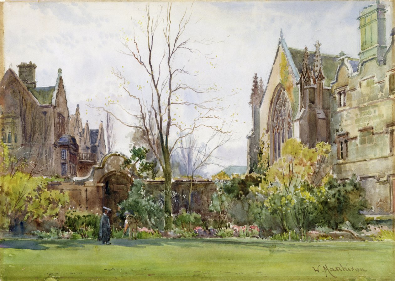 Radcliffe Quad, University College, Oxford door William Matthison