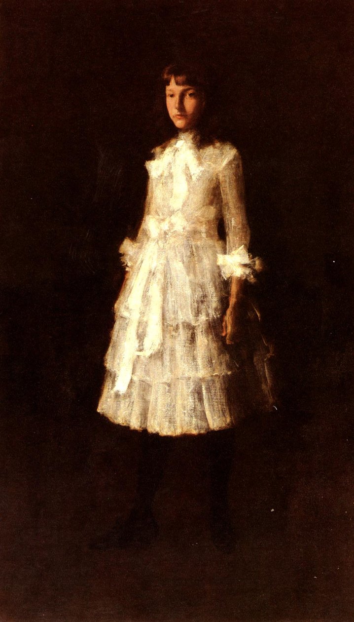 Hattien door William Merritt Chase
