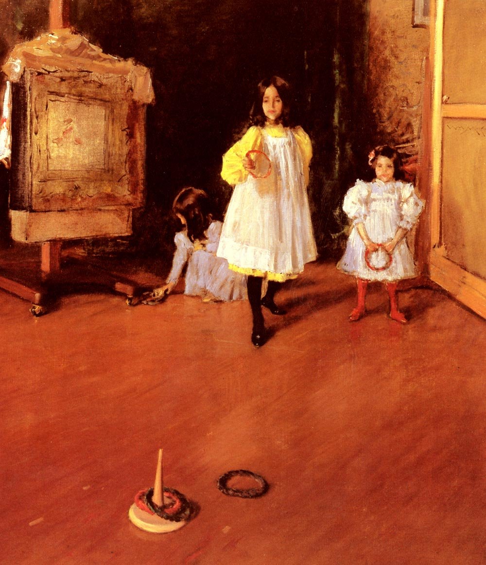 Ringwerpen door William Merritt Chase