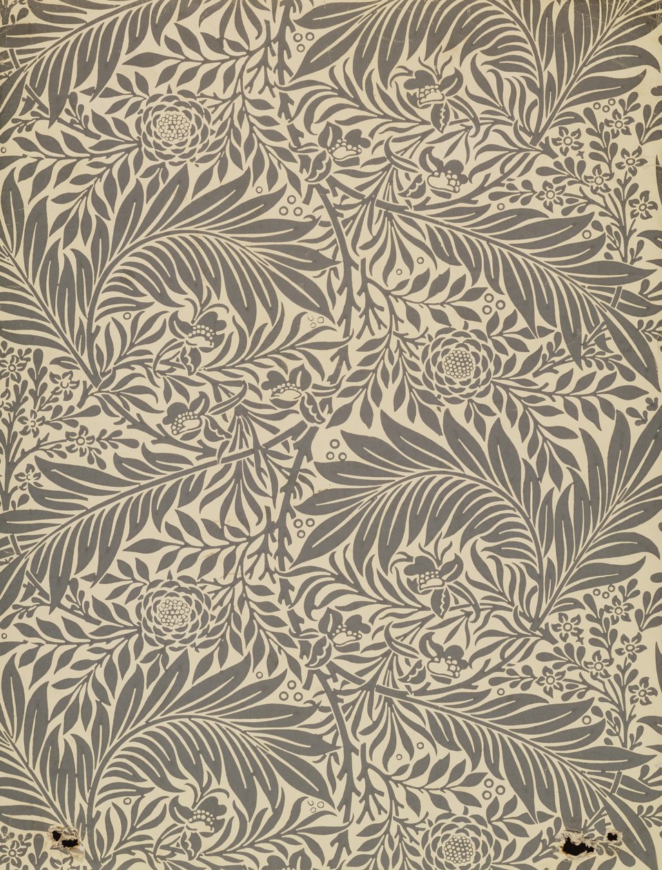 Ridderspoor, behangontwerp, 1872 door William Morris