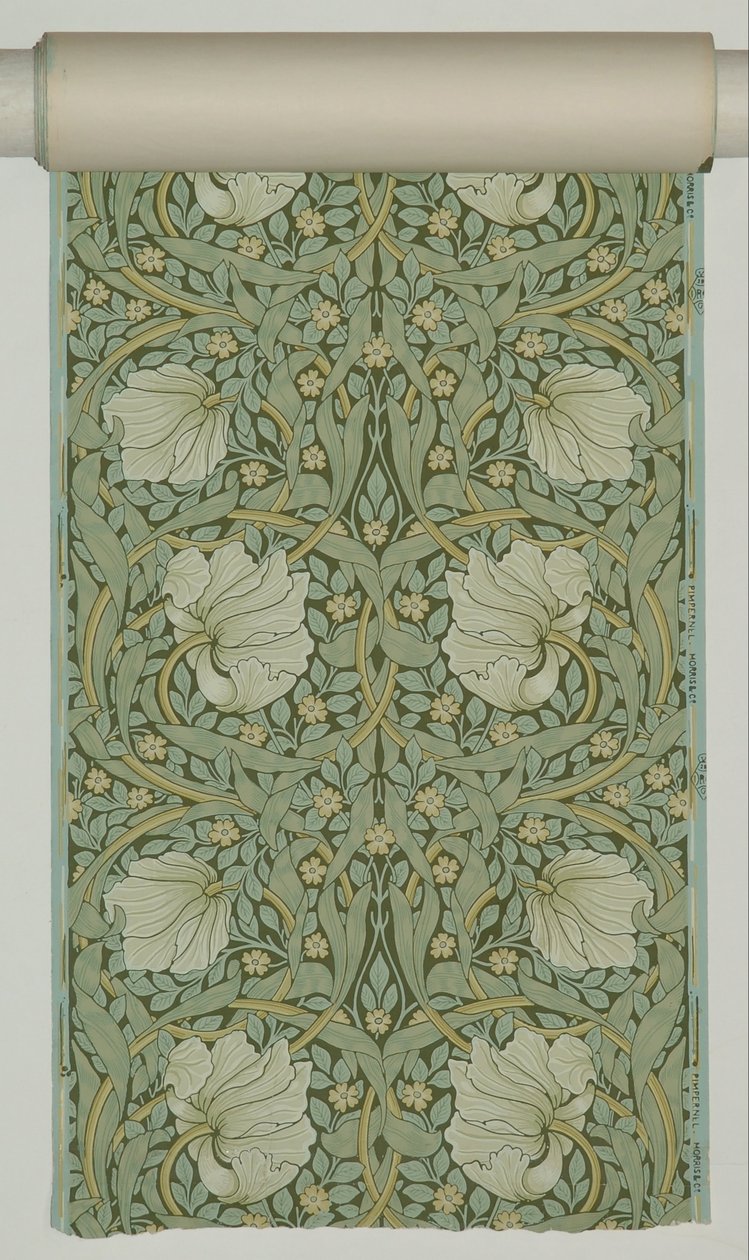 Muurpeper door William Morris