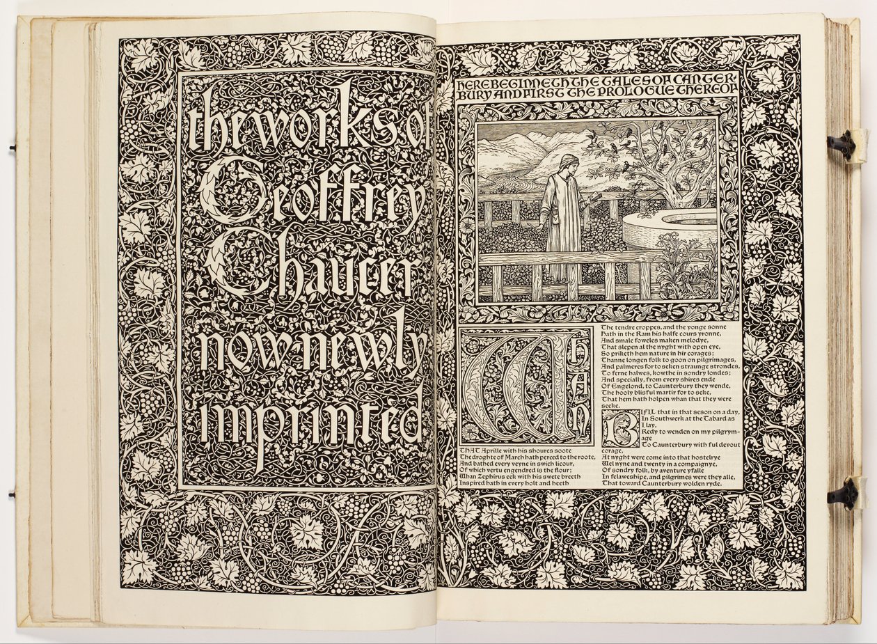 De werken van Geoffrey Chaucer (The Kelmscott Chaucer) door William Morris