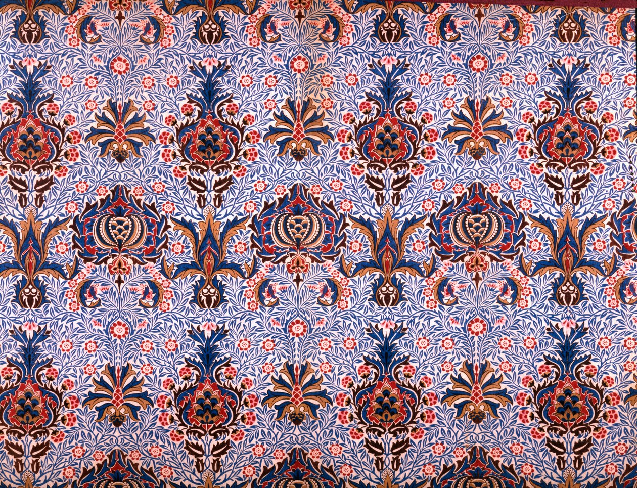 Behangontwerp, 1877 door William Morris