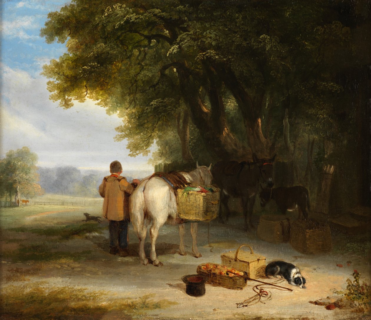 Op Weg naar de Markt door William Mulready