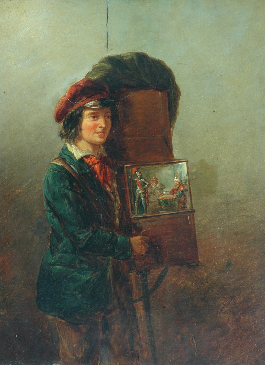De orgeldraaier door William Mulready