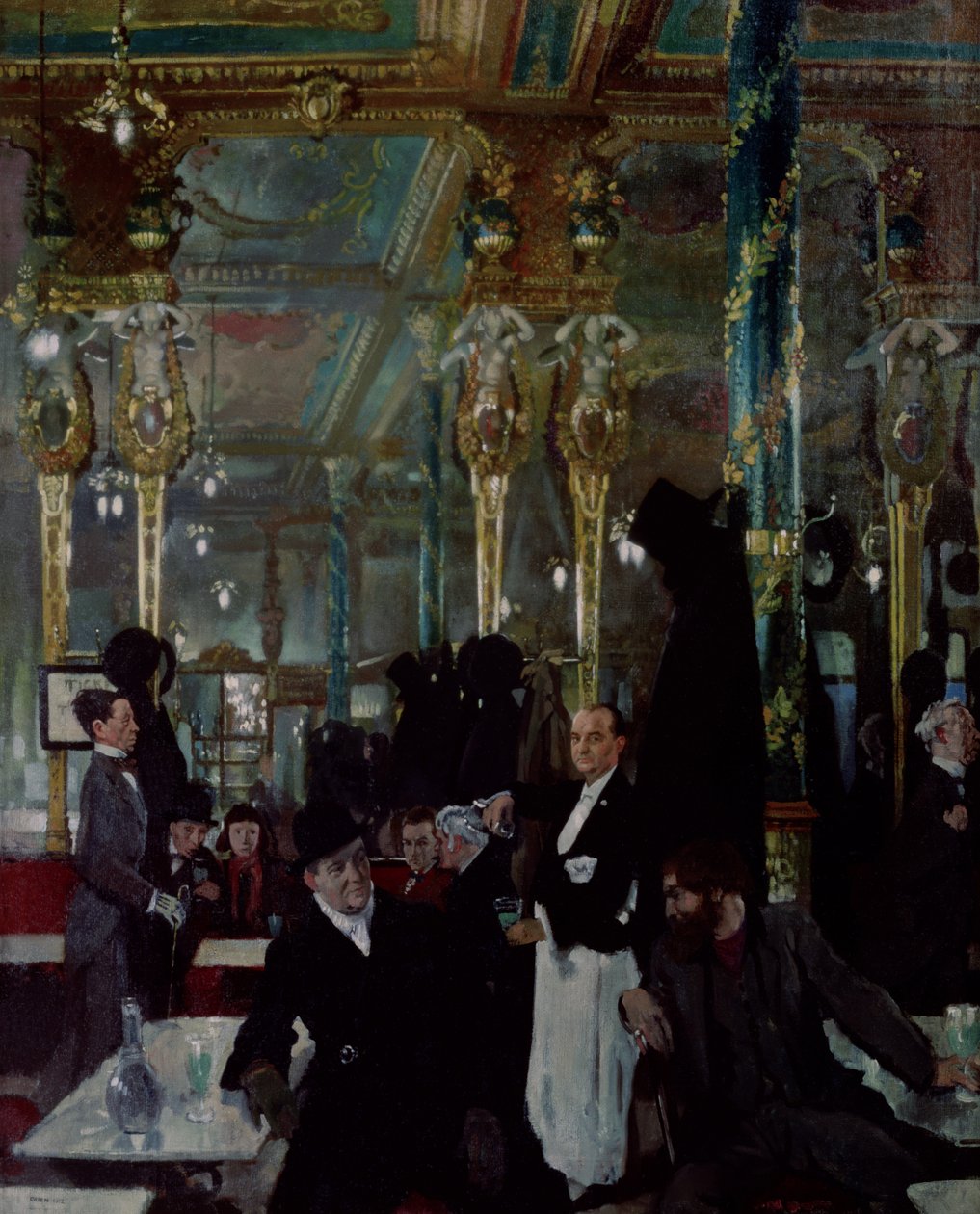 Cafe Royal, Londen, 1912 door William Orpen
