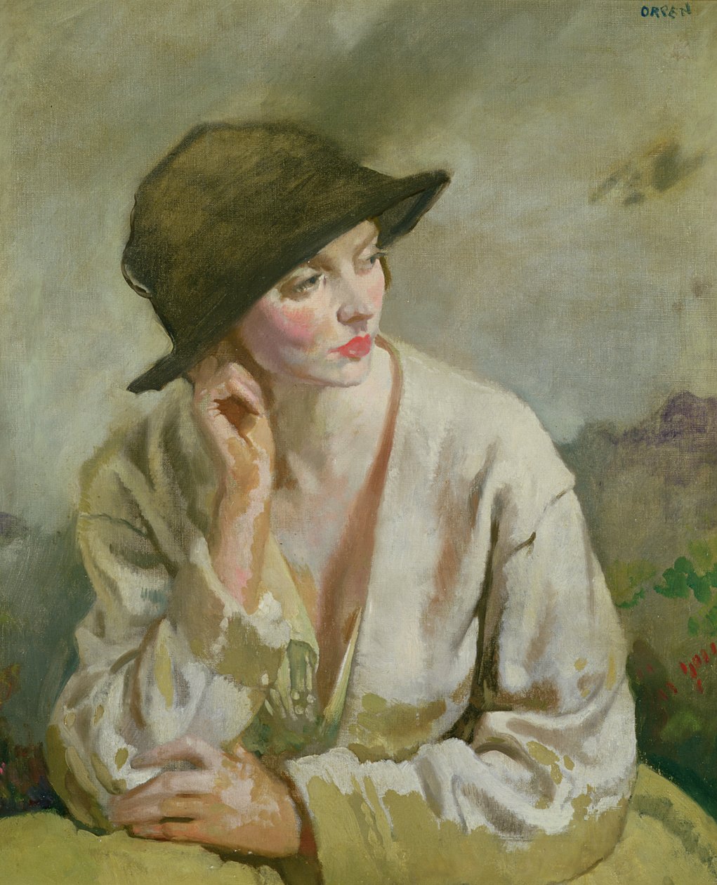 Portret van Miss Sinclair door William Orpen